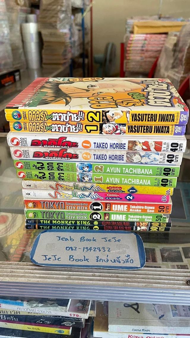 หนังสือการ์ตูน 2 เล่มจบ ขายยกชุด