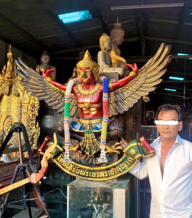 ครุฑธนาคารเก่า ครุฑองค์ใหญ่ ขนาด130ซม