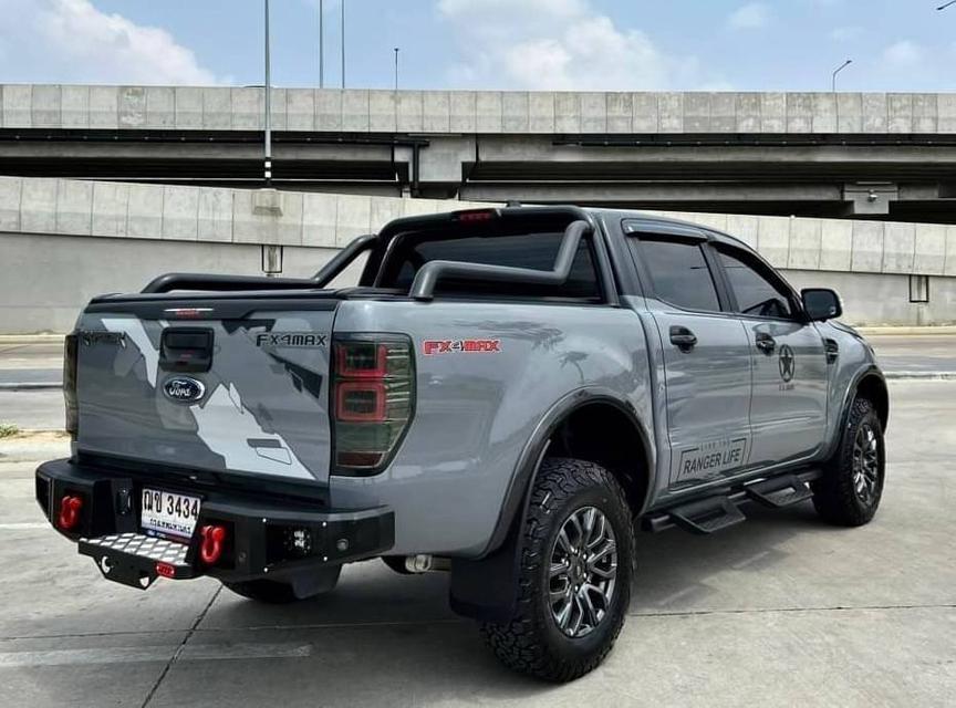 #FORD #RANGER 2.0 Bi-turbo 4WD FX4MAX TOP ปี21 สีเทาแลมโบ 6