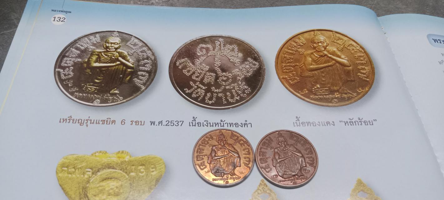 พระหลวงพ่อคูณ ปริสุทโธ รุ่น 72 ปีแซ่ยิด 6 รอบ วัดบ้านไร่ ปี2537  2