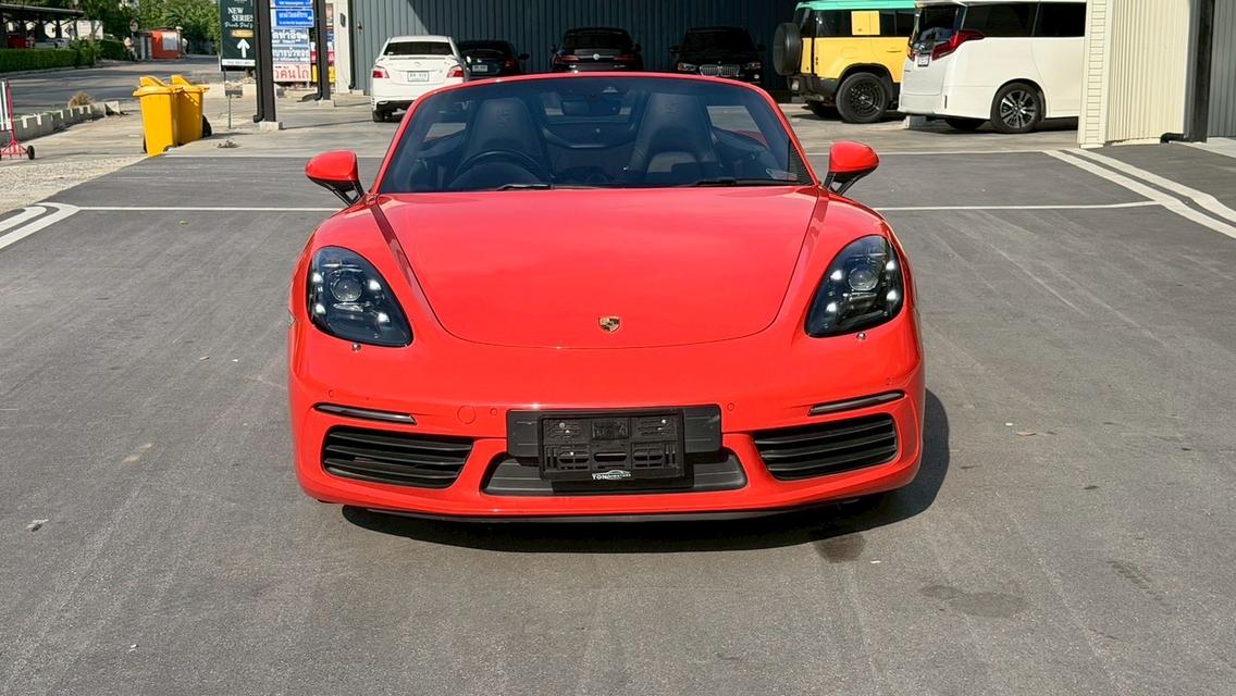 2016 PORSCHE 718 BOXSTER 2.0 Turbo สี Lavaorange เลขไมล์เพียง 53,XXX KM หลังคาผ้าใบสีดำ รถสวย ออฟชั่นล้น รถผลิตปี 16 รูปที่ 5