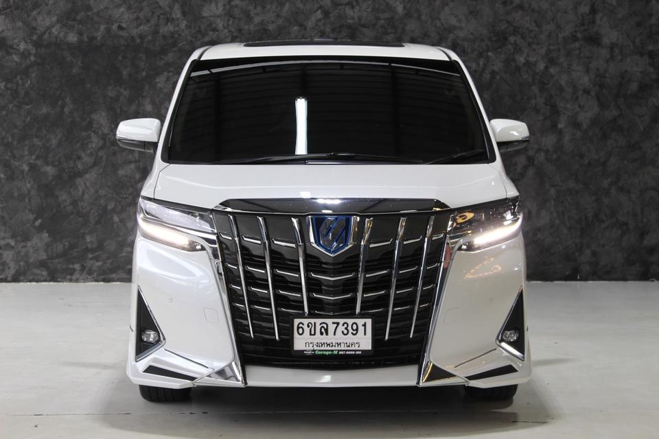 รหัสรถ JRS7391 TOYOTA Alphard Hybrid 30 ปี 2019 สีขาว 2