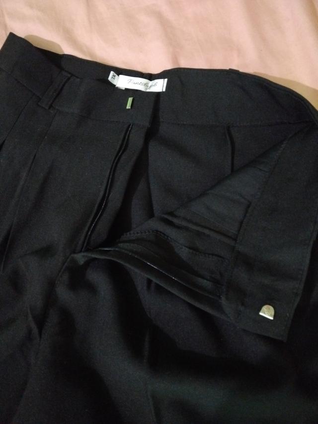 กางเกงขากระบอกใหญ่ xl สีดำ เหมาะกับการใส่ไปทำงานใส่ไปเที่ยวเหมาะกับทุกโอกาส