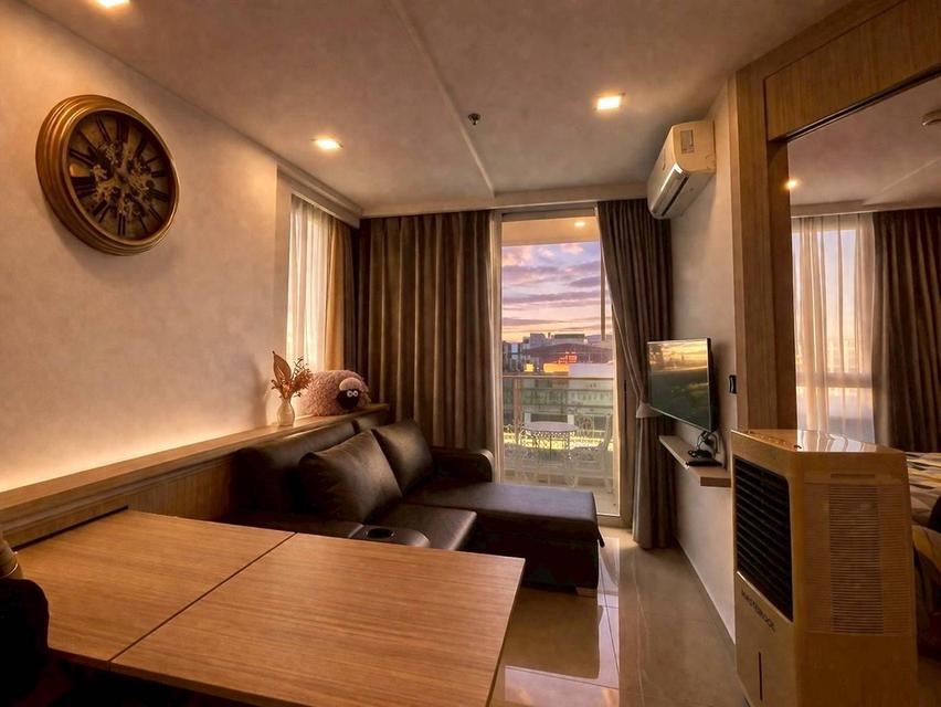 ขายคอนโดที่พัทยา ห้องมุมโครงการ City Garden Tower พัทยาใต้ 1 ห้องนอน 1 ห้องน้ำ ห้องมุม ระเบียงตัว L 6