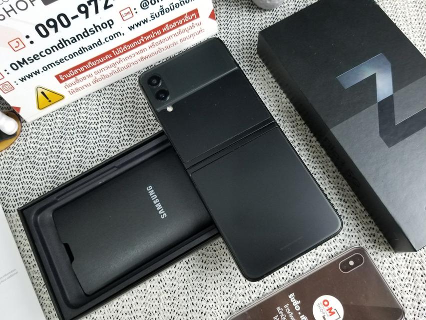ขาย/แลก Samsung Galaxy Z Flip3 5G 8/256GB Phantom Black ศูนย์ไทย ประกันศูนย์ 12/2565 สวยมากๆ เพียง 21,900 บาท  3