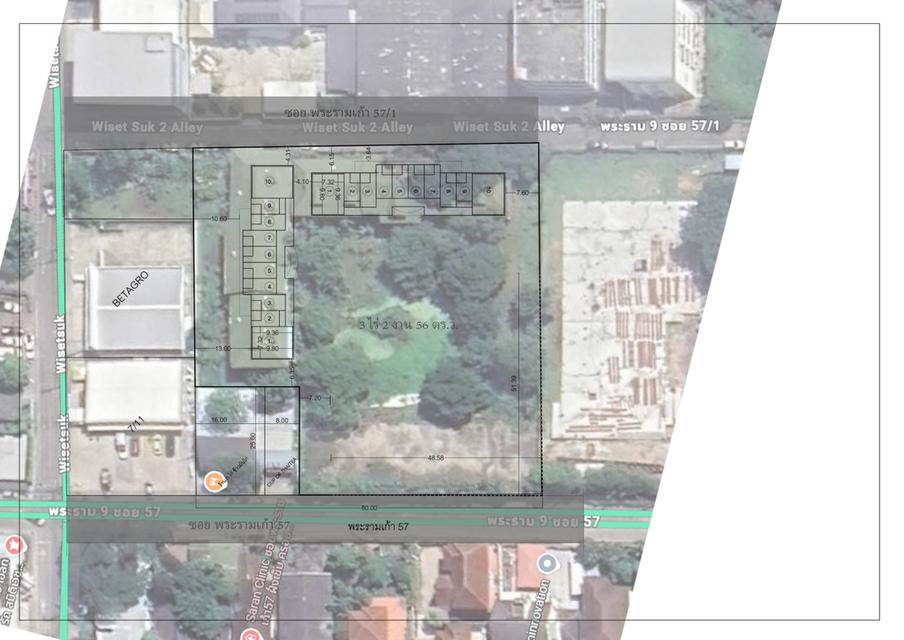 ที่ดิน พระรามเก้า พร้อมอาคารห้องพัก 40 ห้อง 1