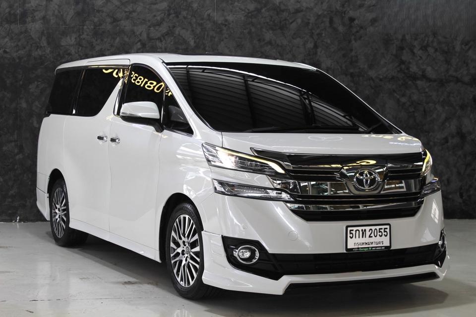 รหัสรถ JRS2055 TOYOTA VELLFIRE 2016 สี ขาว รถศูนย์