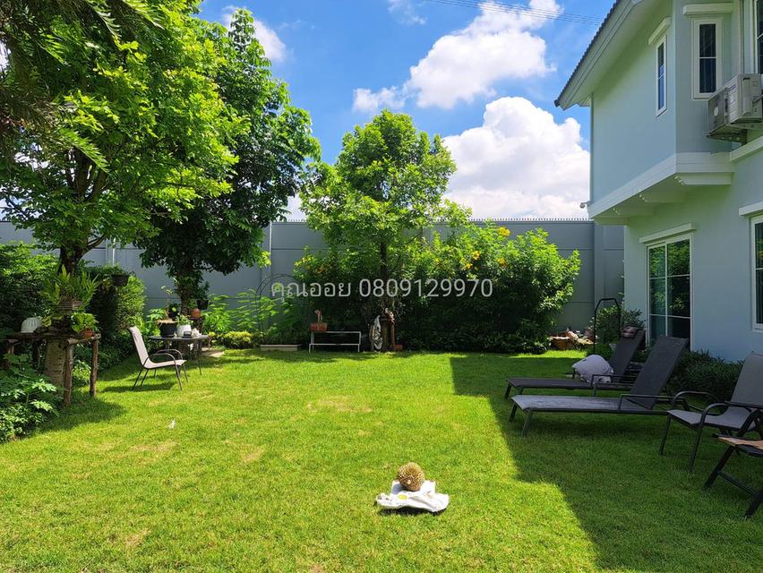 ขายและให้เช่าบ้านใหม่ แปลงมุม สีวลี ศรีนครินทร์-ร่มเกล้า 87 ตร.ว. 4 ห้องนอน อายุบ้านไม่ถึง 1 ปี ใกล้ถ.กรุงเทพกรีฑา 2