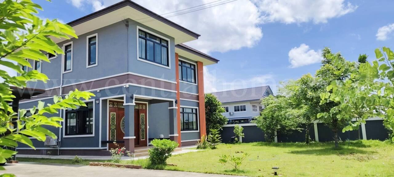 บ้านเดี่ยว 214 ตร.วา ถนนคลาสเดย์ สามพราน นครปฐม ทำเลดี 3