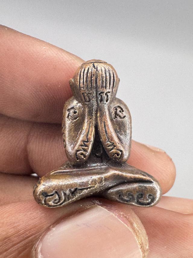 พระปิดตาหลวงพ่อดำ วัดใหม่ นภาราม รุ่นสมปรารถนา 6