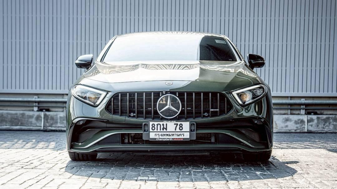 Mercedes-Benz CLS53 AMG 4MATIC+ 2023 สีเทา Wrap เขียว รถสวยมากๆ รูปที่ 2