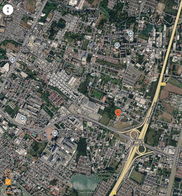 ขายด่วนที่ดินใกล้โรบินสัน ศรีสมาน 200 ตรว ติดถนน3ด้าน ซ.ศรีสมาน 5 บ้านใหม่ ปากเกร็ด 9