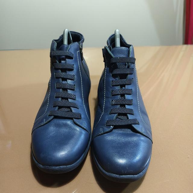 VainerMen's Healthy Genuine Leather Mid Top Shoes with Zipper📏 Size. 41 EUR  ‼️เหมาะสำหรับเท้า 25-26(26.5)cm‼️⭐⭐⭐⭐ Pre-owned Great Condition รูปที่ 6