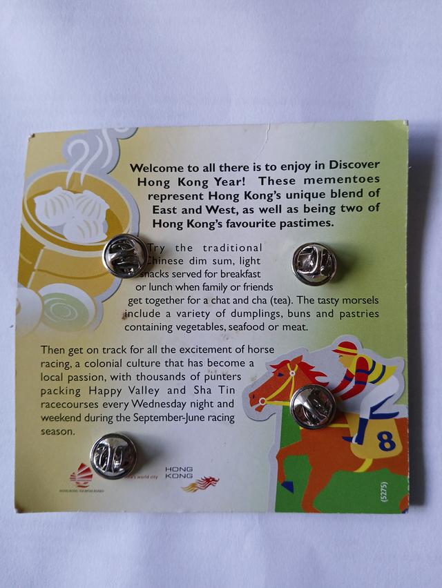 เข็มกลัดฮ่องกง ของสะสม รูปที่ 2