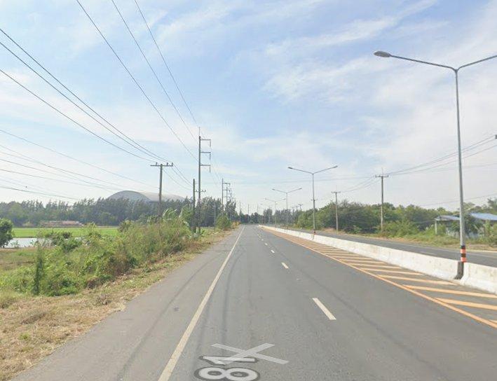 ขายที่ดินบางเตย 7 ไร่ ติดถนนเส้นสี่เลน3481 ใกล้ตลาดบ้านสร้าง-5กม. อ.บ้านสร้าง จ.ปราจีนบุรี 1