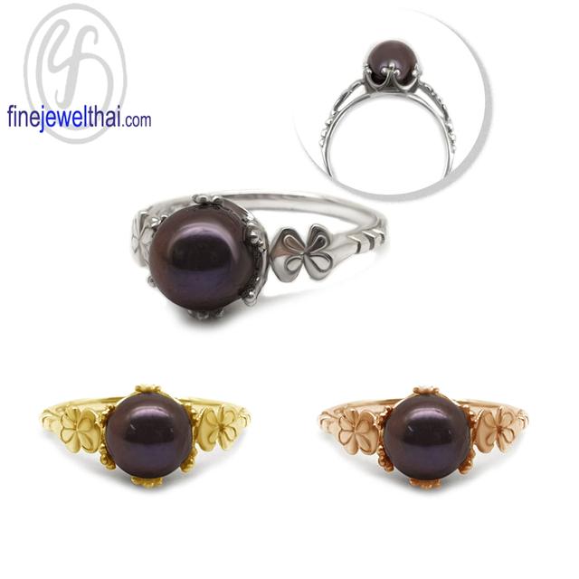 Finejewelthai แหวนมุกแท้ มุกน้ำจืด แหวนสไตล์วินเทจ R1364pl รูปย่อยที่ 3