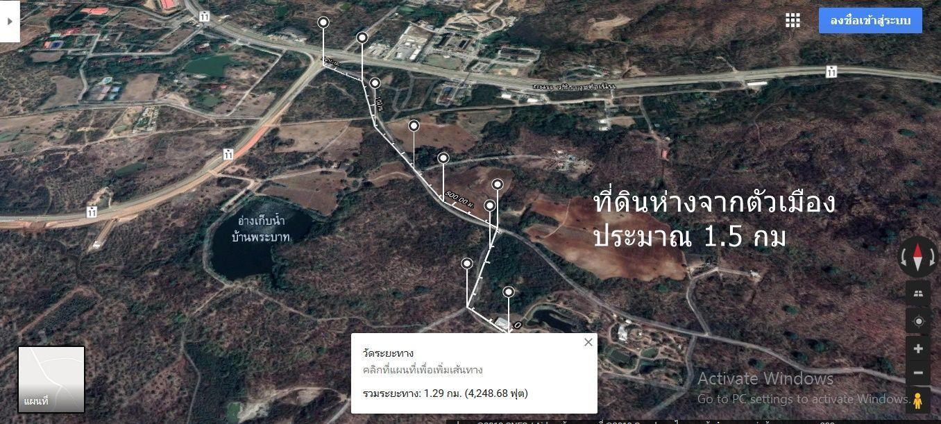 ขายที่ดิน 76-1-31ไร่ ต.พระบาท อ.เมืองลำปาง ห่างมหาลัยเนชั่น 2.5 กมไร่ละ3แสน 4