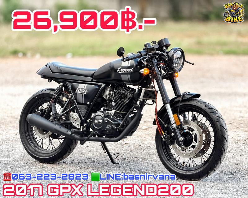GPX LEGEND200 ราคาเพียง 🅱️ 26,900.- 🅱️ บาทขายเงินสดเท่านั้น