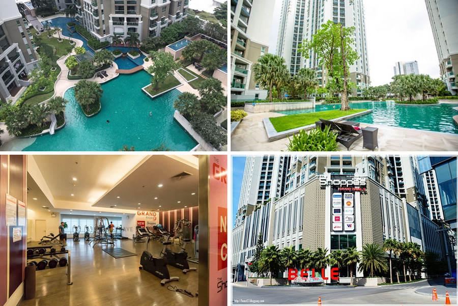 คอนโด เบ็ล แกรนด์ พระราม 9 ใกล้ MRT พระราม 9 ขนาด 61 ตรม 2 นอน ชั้น7 ตึก A2 ตกแต่งครบ ราคาต่อรองได้ 9