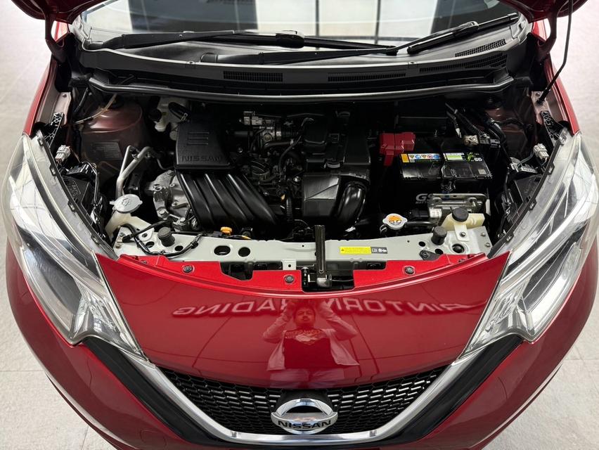2018 NISSAN NOTE, 1.2 VL โฉม ปี17-ปัจจุบันสีแดง ตัวท็อปสุด ปุ่มสตาร์ท จดทะเบียนปี2019 รูปที่ 17