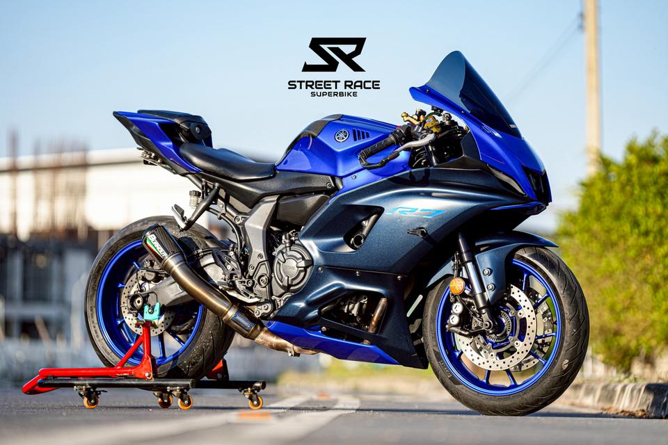 🔥 yamaha r7 ปี 2022 | สีน้ำเงิน สปอร์ตจัด พร้อมขี่ ท่อไทเทเนียมลั่นเท่! 🔥 7