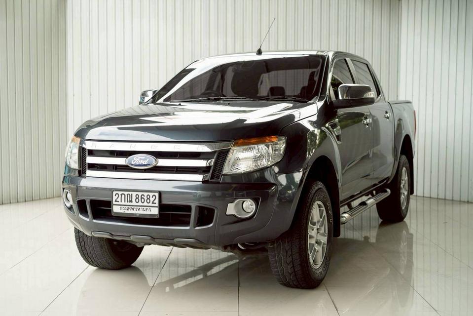 FORD RANGER 2.2 XLT ปี 2013 สีเทา โฉม HI-RIDER DOUBLE CAB