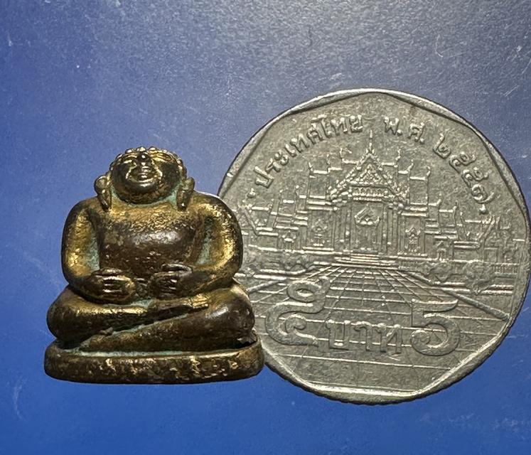 รูปหล่อพระสังขจายกะหลั่ยทอง ไม่ทราบที่ ก้นมีจาร 6