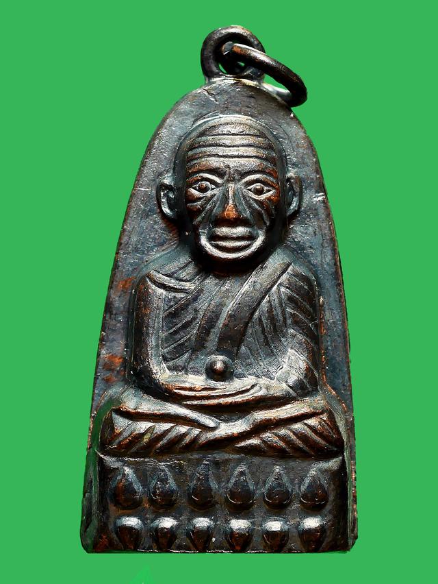 หลวงปู่ทวด หลังหนังสือ วัดช้างให้ แจกปีนัง ปี 2507 1