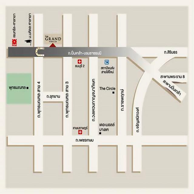 ขายบ้านเดี่ยว116.6ตรว. ม.เดอะแกรนด์ ปิ่นเกล้า ถ.บรมราชชนนี บ้านสวย ราคาพิเศษ 17