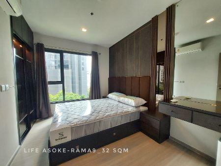 ให้เช่า คอนโด Condo for rent 1 bedroom nice build-in Life Asoke - Rama 9 : ไลฟ์ อโศก พระราม 9 32 ตรม. Building A short w 4