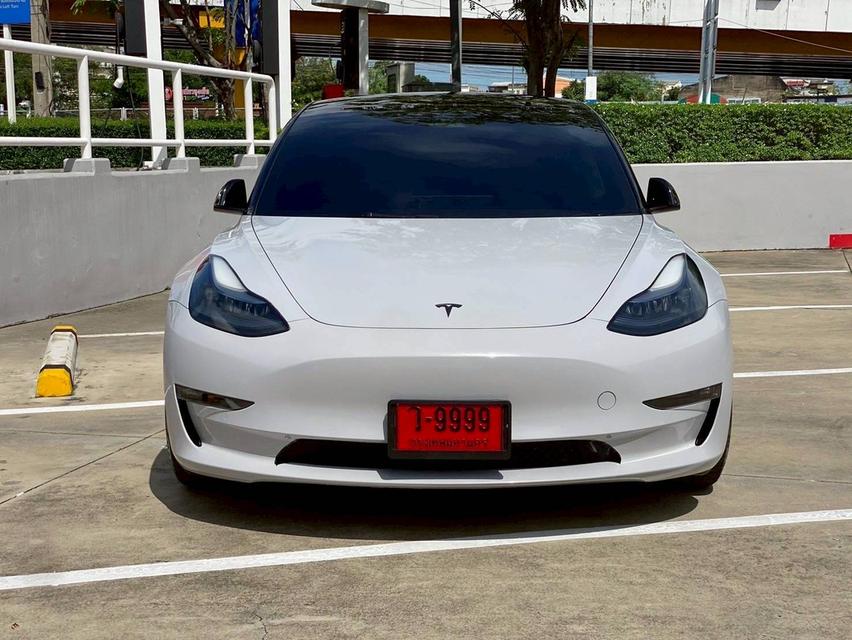 TESLA MODEL3 Long Range 2023 รถสีดำแร็บฟิล์มสีเทามา สวยปิ้งเลย
