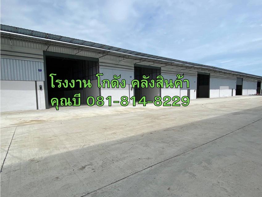 ให้เช่าโรงงาน โกดัง คลังสินค้า ขนาดเริ่มต้น 100 ตร.ม. ถึง 8,000 ตร.ม. แถวแคราย คลองมะเดื่อ นาดี บางน้ำจืด สมุทรสาคร 1