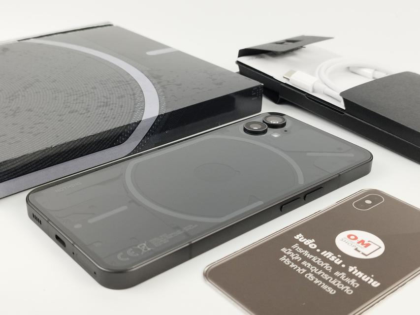 ขาย/แลก Nothing Phone1 5G 8/256 สี Black สภาพสวยมาก Snapdragon778G+ แท้ ครบกล่อง เพียง 16,900 บาท 4