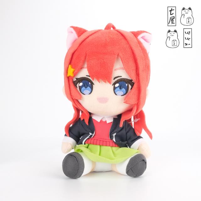 ตุ๊กตา เจ้าสาวผมเป็นแฝดห้า อิตสึกิ・หูแมว 🌟 Itsuki Nakano・ TAITO ~ Anime Plush ~ Standard 18 cm 🐈 รูปที่ 3