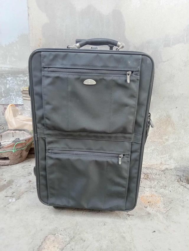 กระเป๋าเดินทาง Samsonite แท้ มือสอง สภาพดี | วัสดุผ้าไนลอน แข็งแรง ทนทาน พร้อมใช้งาน