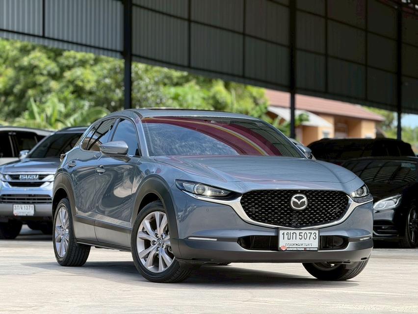 2020 MAZDA CX-30, 2.0 SP โฉม ปี19-ปัจจุบันสีเทา ตัวท็อปสุด หลังคาซันรูฟ มือเดียวป้ายแดง