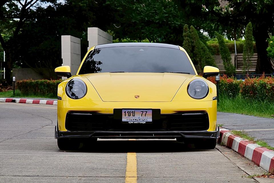 Porsche 911 Carrera ( 992 ) ปี 2022 สีเหลืองแท้ Racing Yellow