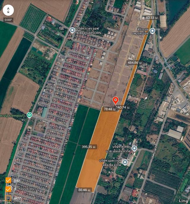 ขายที่ดิน 26 ไร่ 85 ตรว ติดถนนลาดยางสาธารณะ ระแหง ลาดหลุมแก้ว ปทุมธานี 9