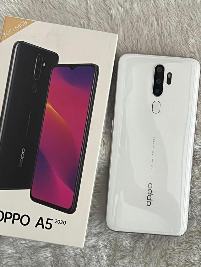 Oppo A5 เครื่องศูนย์ไทย มือ 2 อุปกรณ์ครบกล่อง