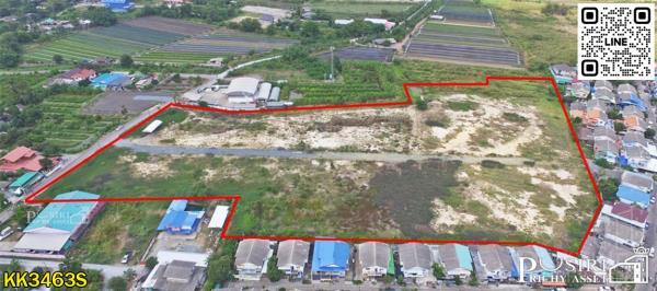 สร้างโรงงานและโครงการของคุณ ให้มีกำไรและเร็วกว่าที่อื่นๆ กับที่ดิน 22 ไร่เศษ ฮวงจุ้ยแบบเทพๆ ใกล้พุทธสาครเพียง 3.5 กม. - KK3463S 2