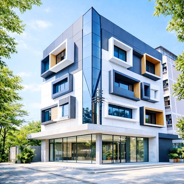 ประชาราษฎร์บำเพ็ญ10-19 50ม.ลดราคา 45% ทำเลรัชดา ห้วยขวาง 7-Eleven ที่จอดรถรอบอาคาร 5 คัน ให้เช่าอาคารออฟฟิศ 5 ชั้น 765ตร 1