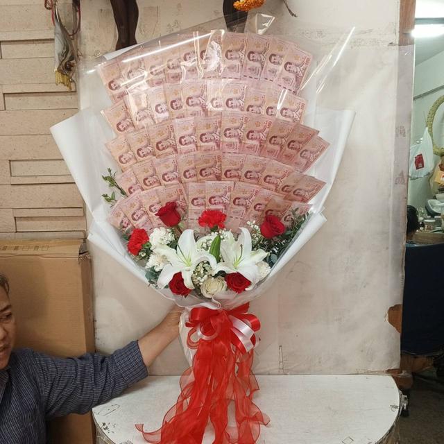 ช่อเงินพร้อมดอกไม้สด จัดส่งฟรี ส่งได้ที่ ประเวศ ลาดพร้าว นวมินทร์ โชคชัย4 ถนนรัชดาภิเษก สามเสนใน ห้วยขวาง อินทรามระ สุทธสาร สะพานควาย สนามเป้า จตุจักร รูปที่ 7