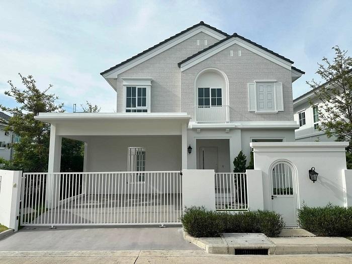 [เช่า/ขาย] บ้านเดี่ยวหลังมุม พร้อมเข้าอยู่! หมู่บ้านชัยพฤกษ์ บางนา กม.15 (โครงการคุณภาพจาก Land & Houses) บางพลี จ.สมุทรปราการ. 1