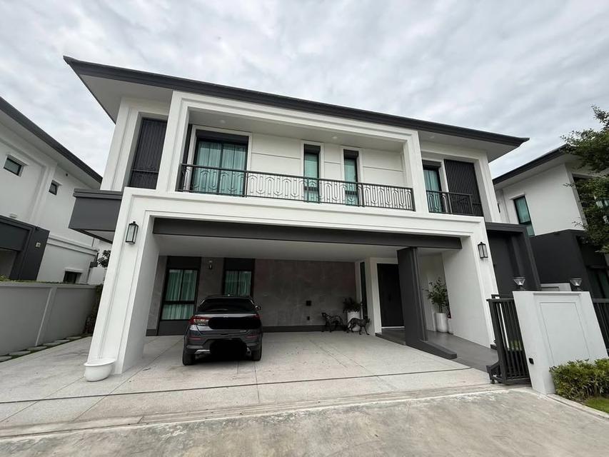 U1399 ให้เช่าบ้านเดี่ยว 2 ชั้น โครงการ ฌอน วงแหวน – จตุโชติ SHAWN Wongwaen – Chatuchot บ้านพร้อมเฟอร์ครบ ทำเลดีเดินทางสะดวกเข้าออกได้หลายทาง 1