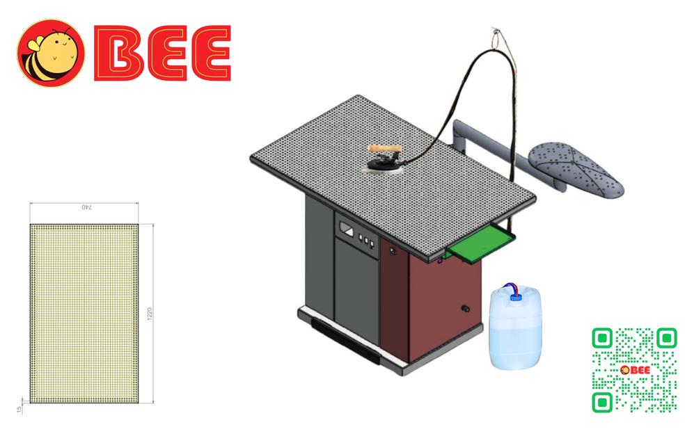 โต๊ะลมดูดสี่เหลี่ยมพร้อมหม้อต้มBee รุ่น BT4 Auto