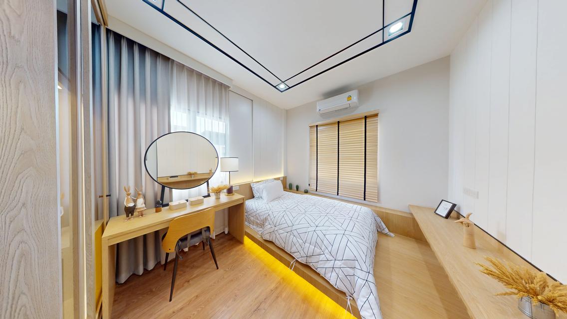 THE ONE LIFE BANGNA โครงการบ้านเดี่ยว/บ้านแฝด 2 ชั้น ถนนคู่ขนานวงแหวนกาญจนาฯ เชื่อมต่อถนน นัมเบอร์วัน - ราม2 จำนวนยูนิต บ้านเดี่ยว VANDA 45 ยูนิต, 9