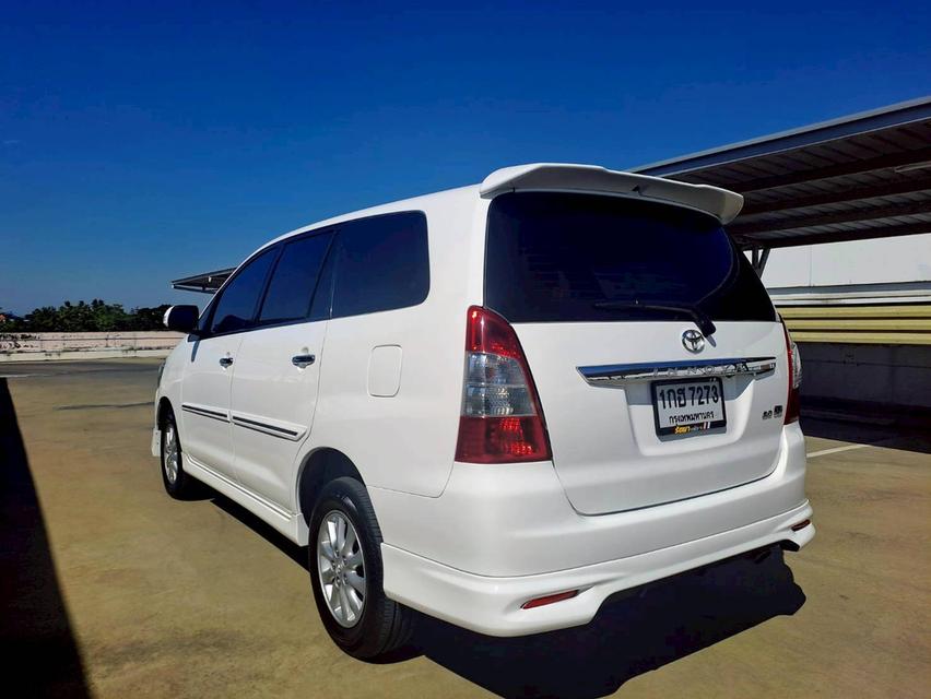 TOYOTA INNOVA, 2.0 V (MNC) (สีขาว) ปี2013 ประวัติดี เช็คศูนย์ตลอด 5