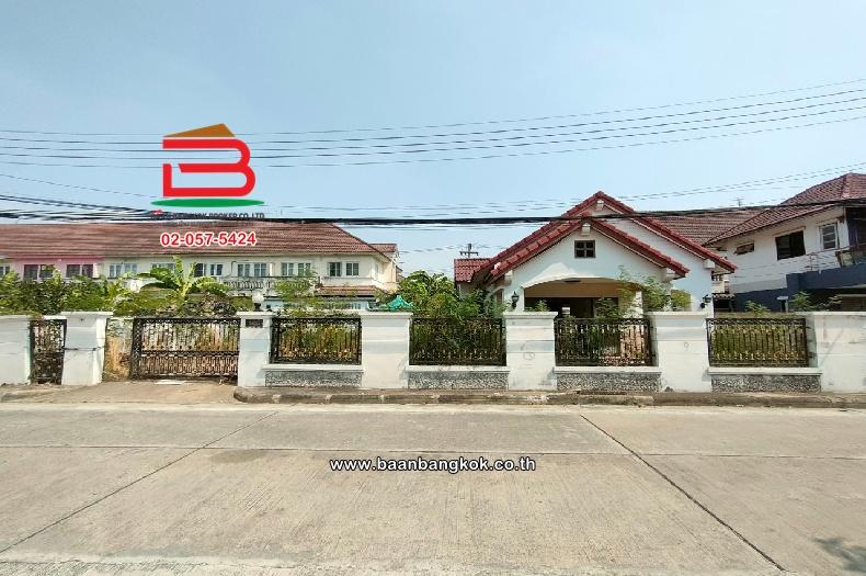 บ้านเดี่ยว หมู่บ้าน สราญธร คลอง 4 เนื้อที่ 82 ตร.ว ใกล้โลตัสคลอง 4 ตำบลบึงยี่โถ อำเภอธัญบุรี จังหวัดปทุมธานี