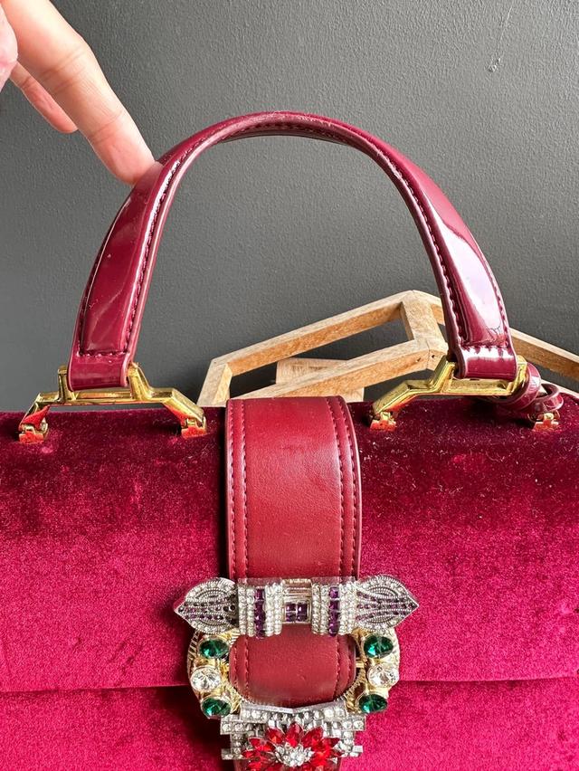 LA’FESTIN Vintage Bags for Women Velvet Leather Kenya รูปที่ 4