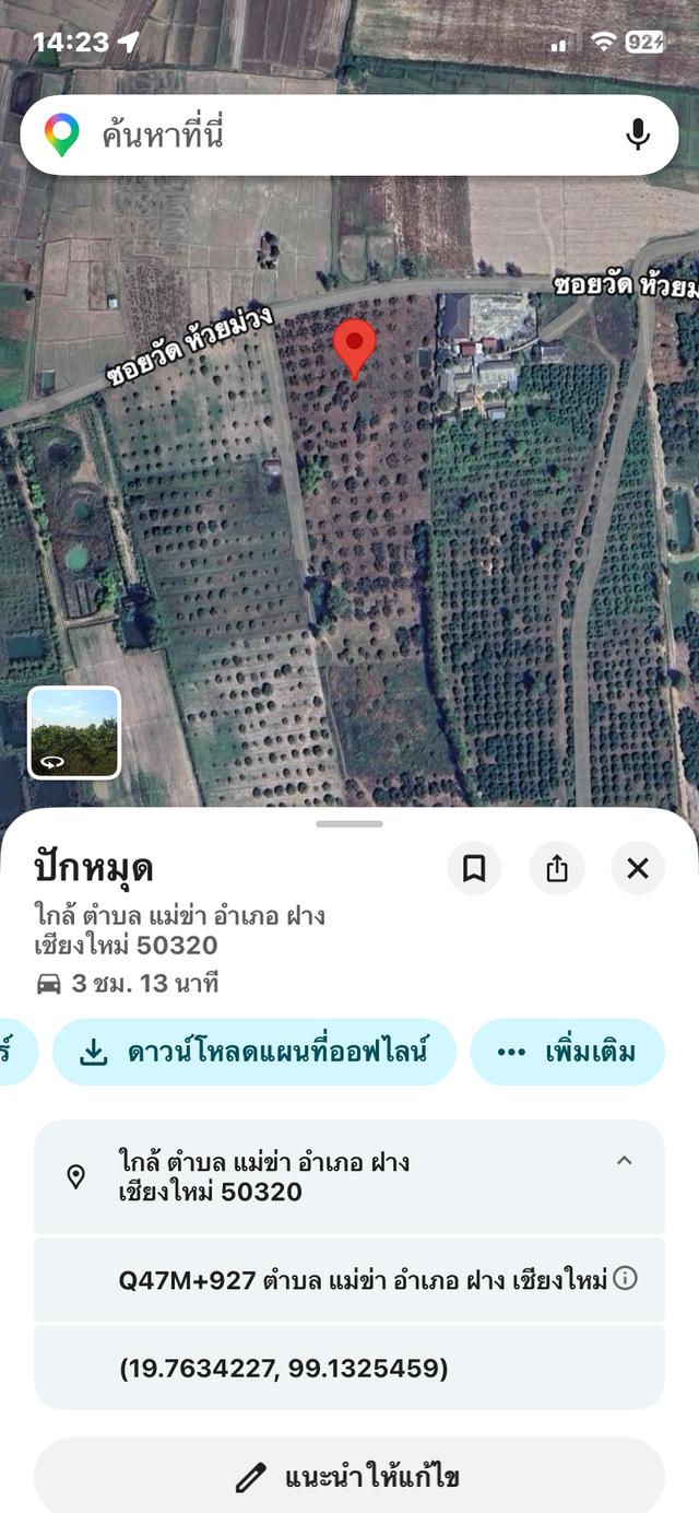 ที่ดิน พร้อมสวนลำไย 5 แปลง รวม 12 ไร่ 3 งาน 65 ตารางวา 4